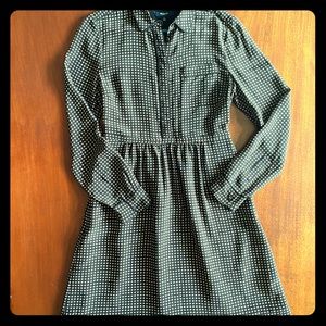 Madewell Houndstooth Cinema Shirt Dress
